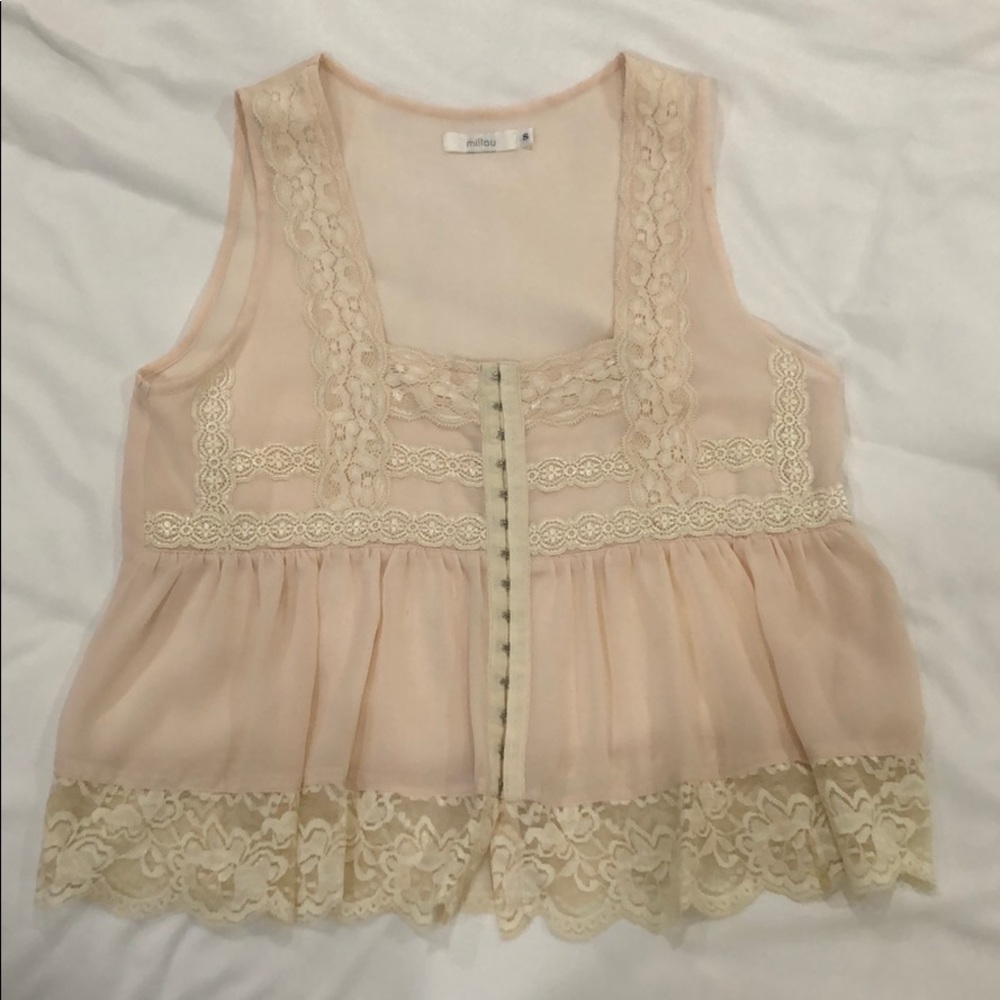 Millau peplum tank